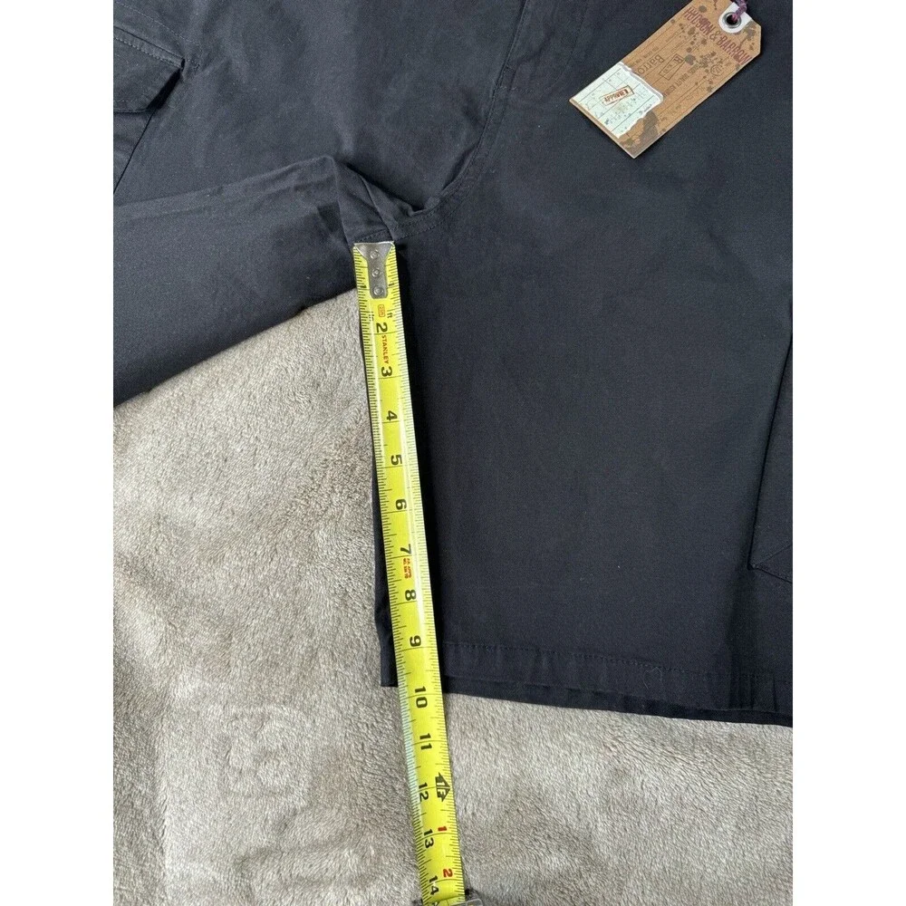 Hudson & Barrow Men’s Black Cargo Shorts Size 40 Lightweight Utility Outdoor - Picture 4 of 12